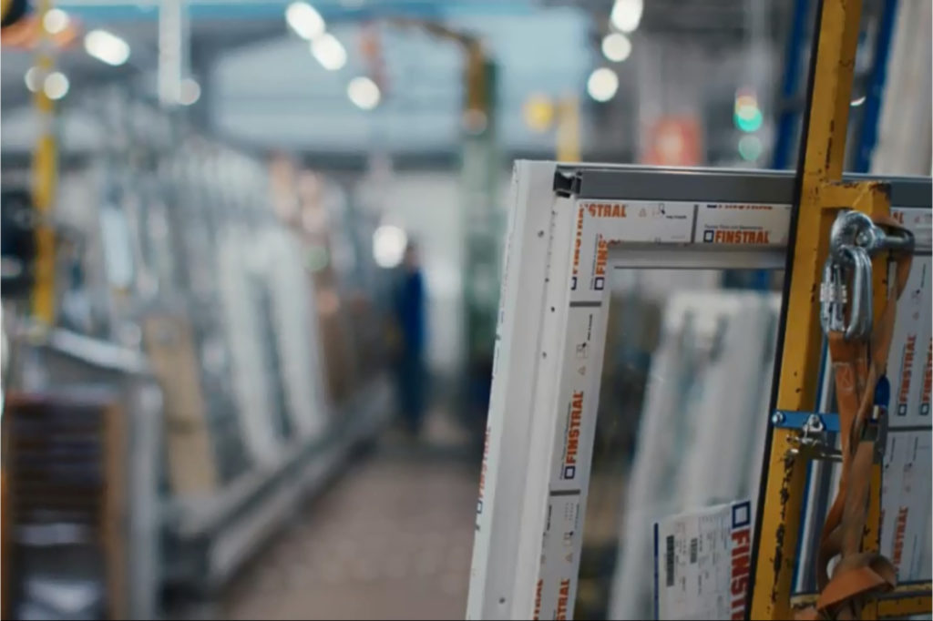 Video 50 anni Finstral: un particolare dell'azienda